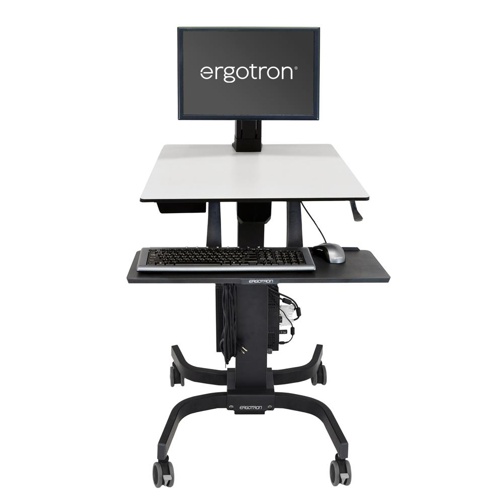 Standing Workstation | WorkFit-C Sit-Stand Mobile Desk | Ergotron