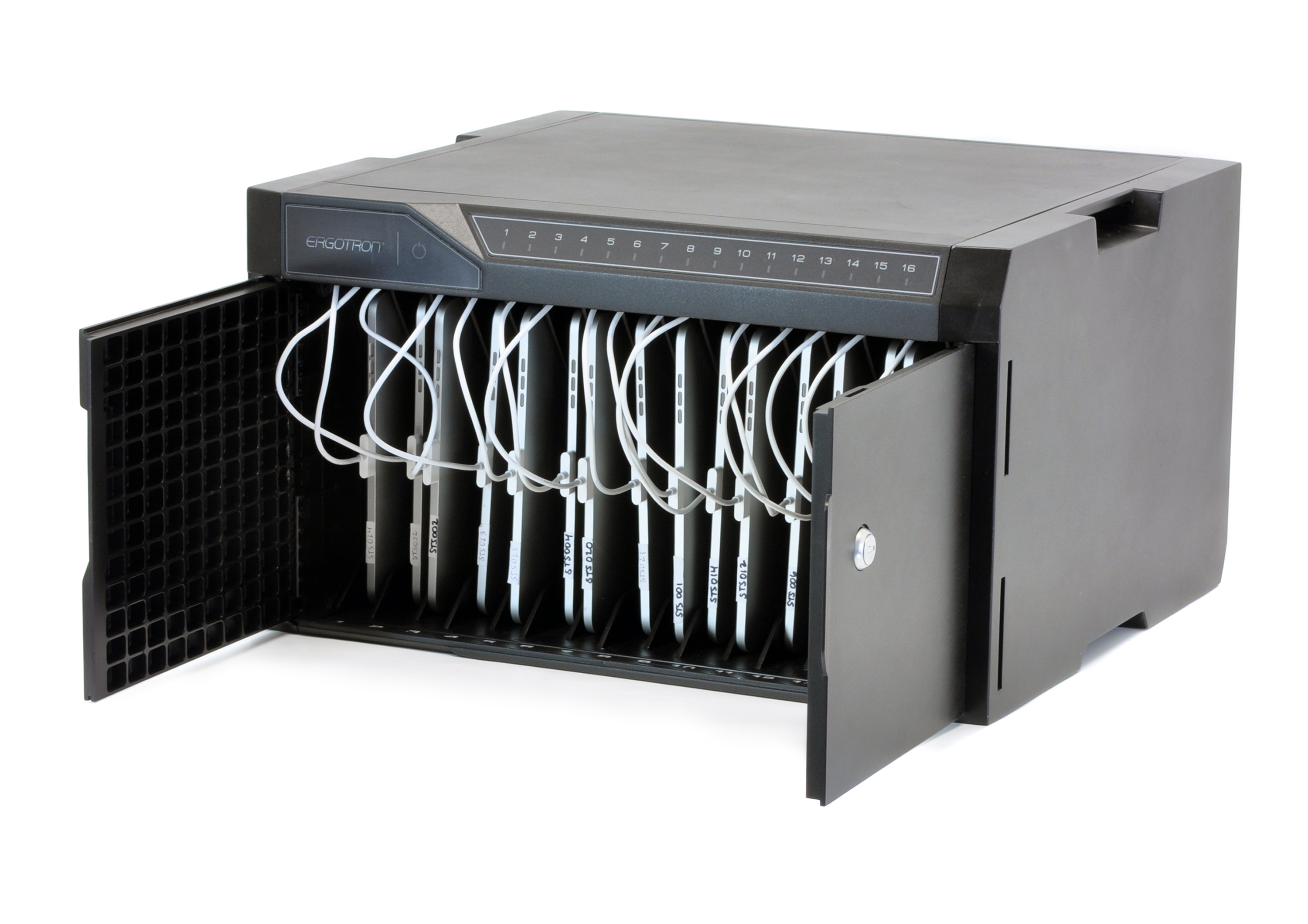 Ergotron 24-237-085 Tablet Management Charge and Sync iPad Desktop