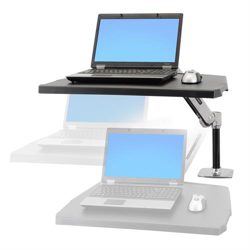 Ergotron 24-383-026 WorkFit-P Adjustable Standing Desk Mount for