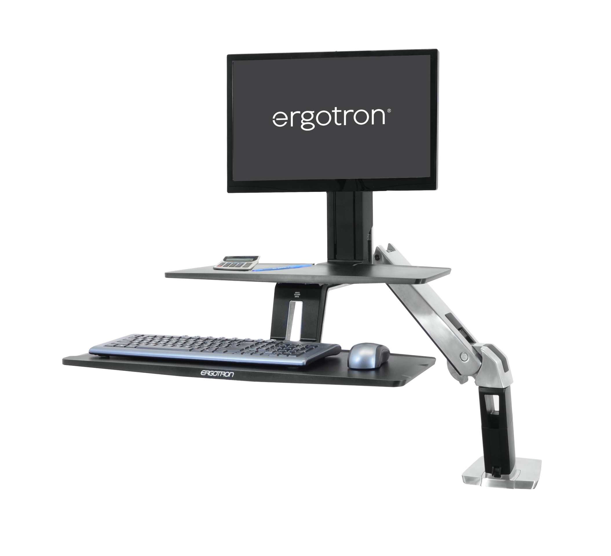 Standing Workstation | WorkFit-A Adjustable Height Desk | Ergotron