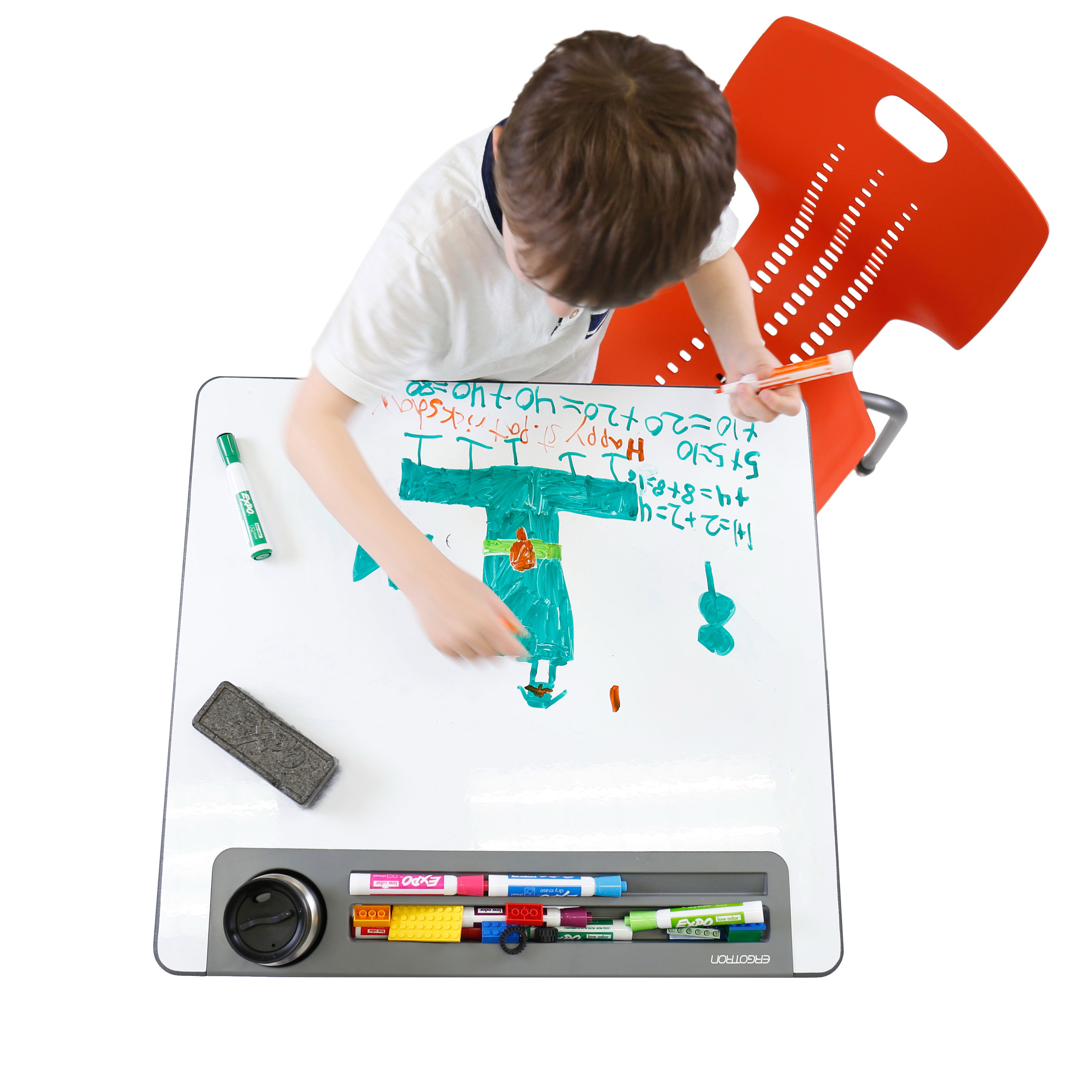 LearnFit® ホワイトボード座位-立位デスク | Ergotron