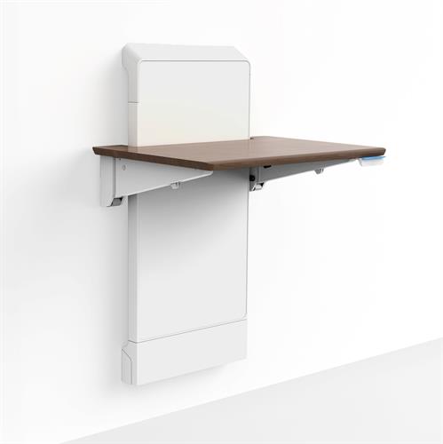 wall hung best cool articulating sit-stand desk for home office and commercial use affordable and practical.