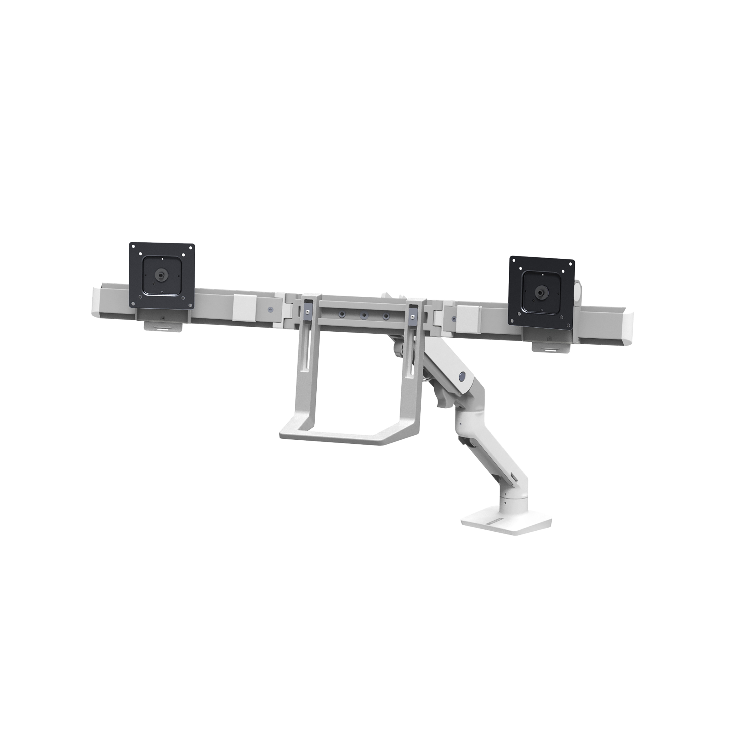 HX Desk Dual Monitor Arm | No Clamp | Ergotron