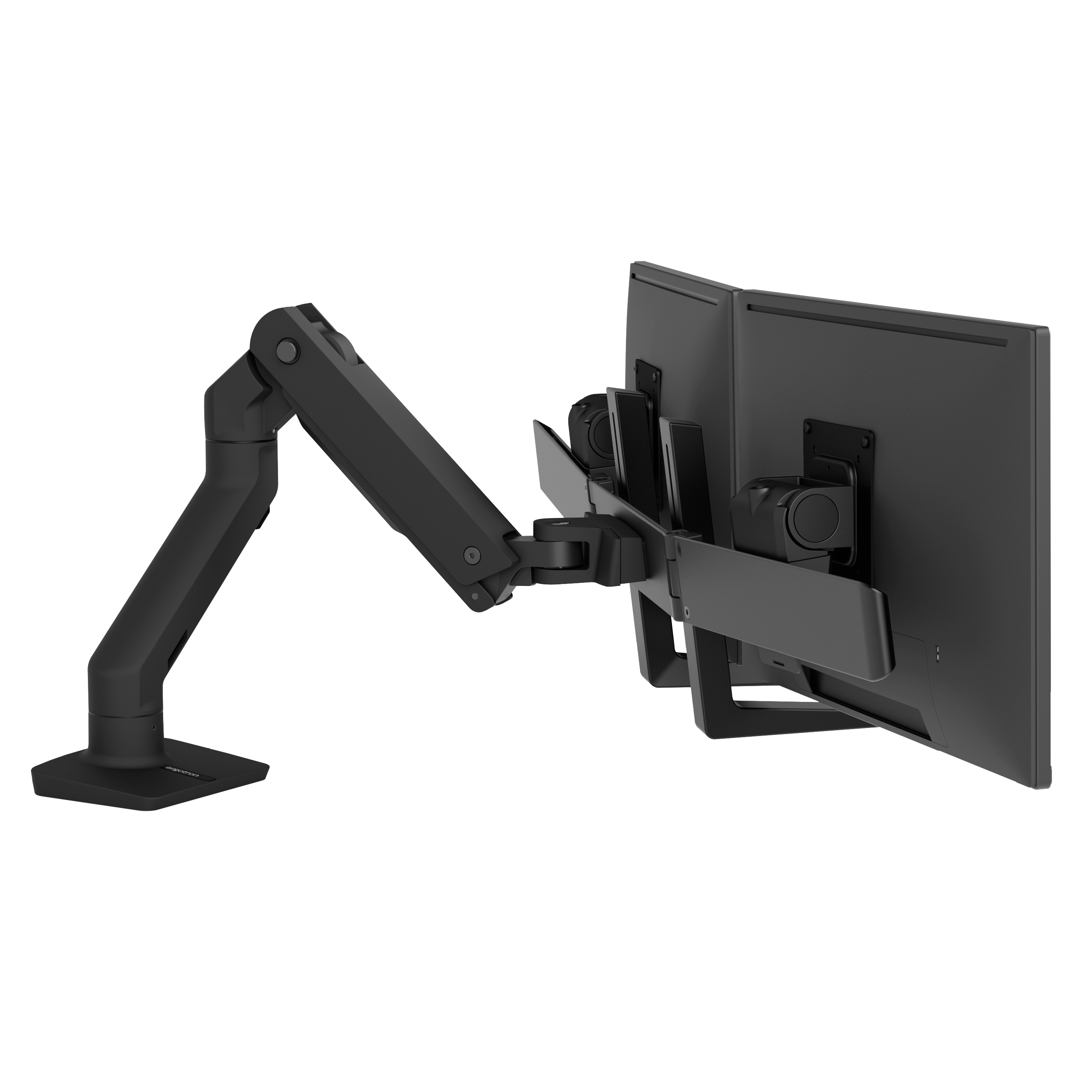 Heavy Duty Dual Monitor Arm  Ergotron HX Desk Monitor Mount