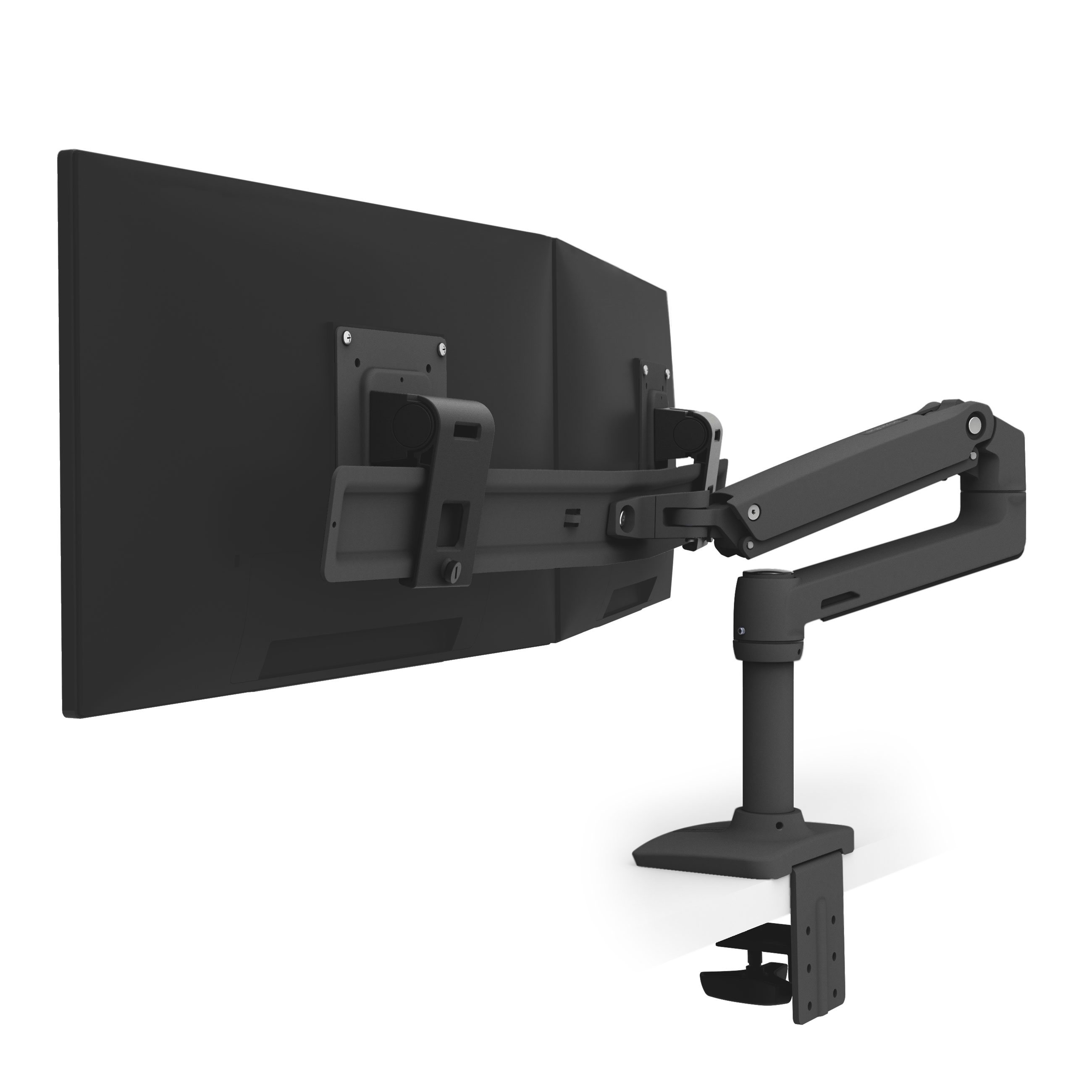 Ergotron Ergotron Two-Monitor Mount 45-489-224 LX Desk Dual Direct Arm Matte Black 