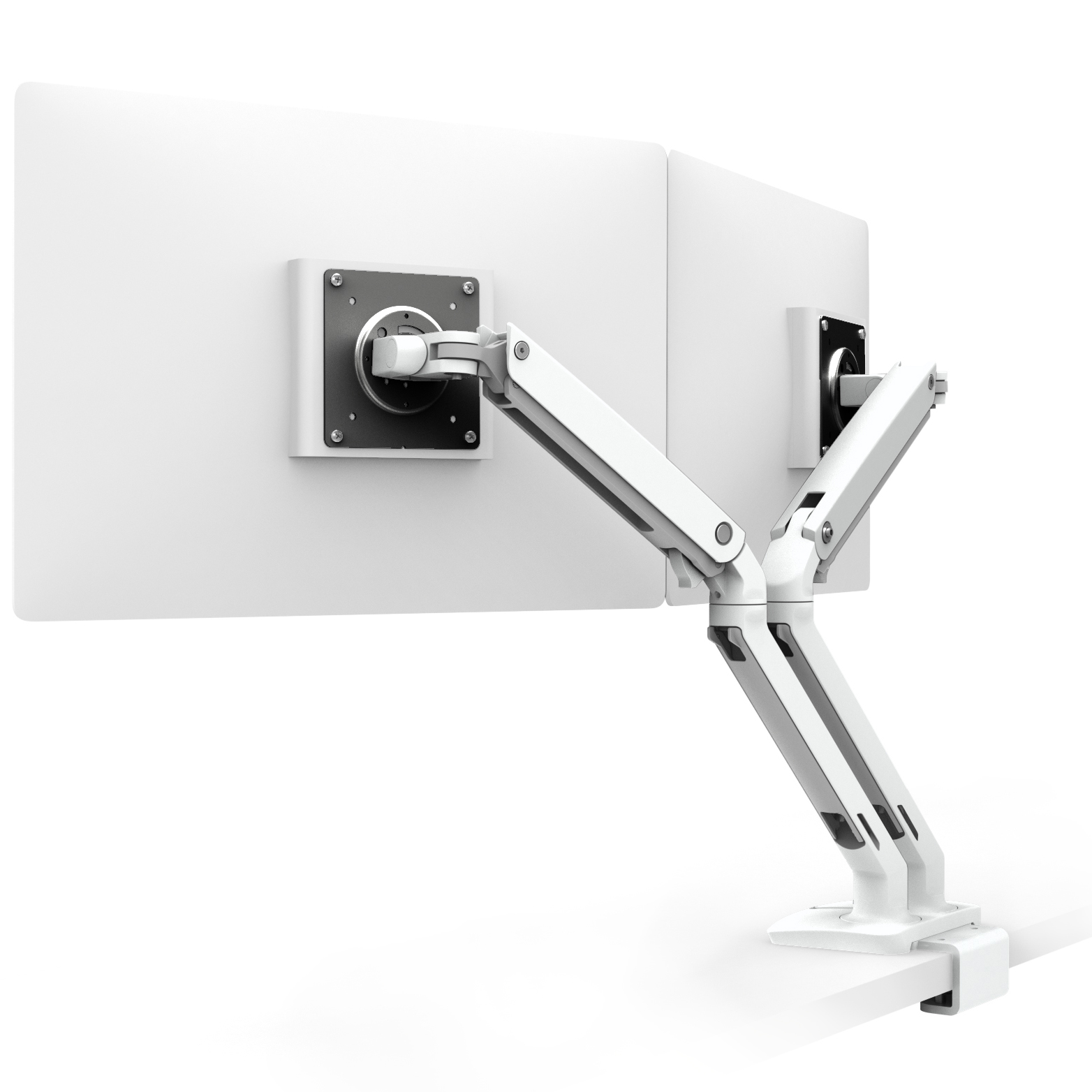 MXV Desk Dual Monitor Arm, Under Mount C-Clamp