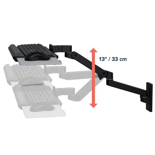 Adjustable Wall Mount Keyboard Arm | LX Pro | Ergotron