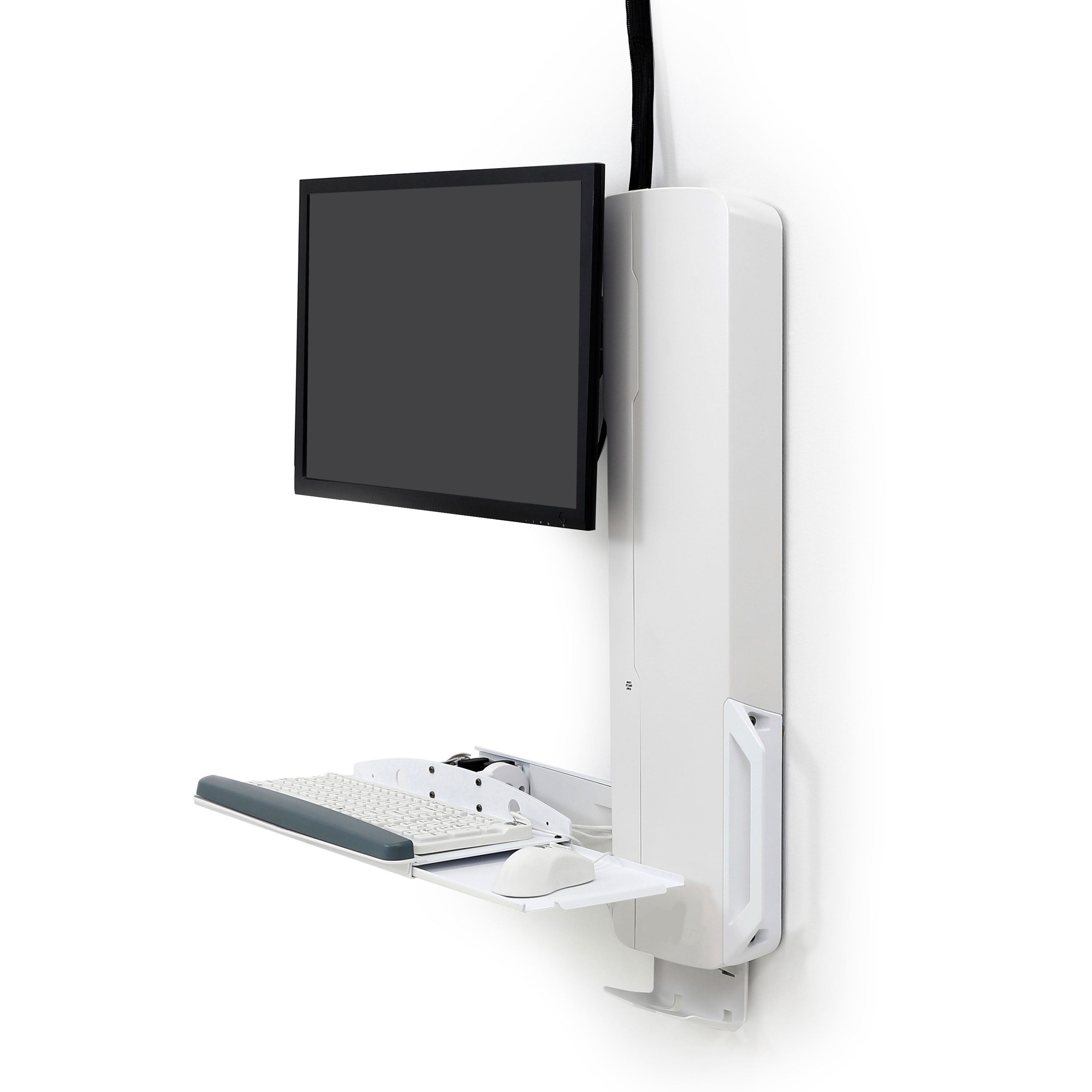 Wall Mounted Workstation | StyleView Vertical Lift Desk | Ergotron
