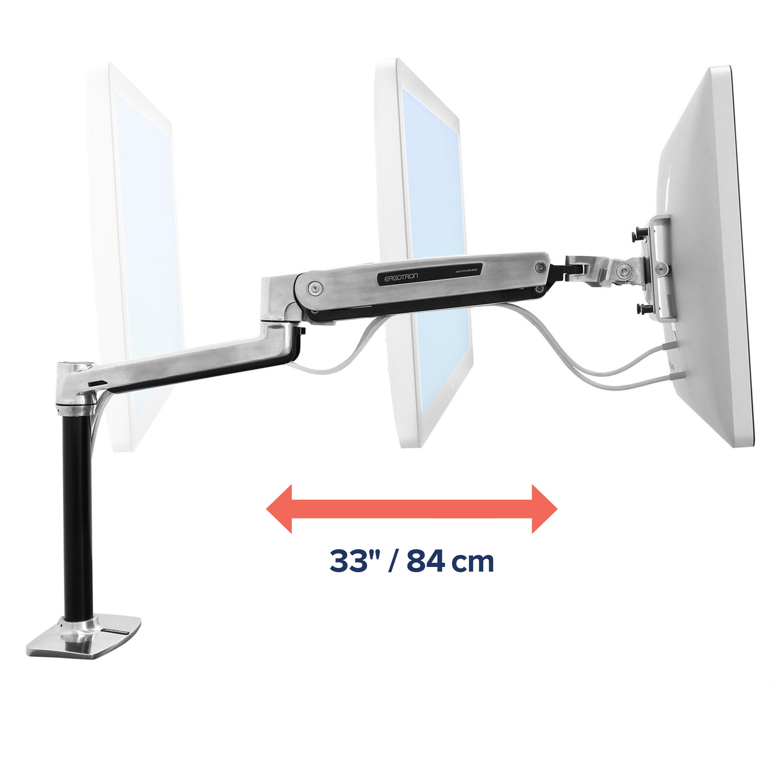 Ergotron LX Monitor Arm mit patentierter CF-Technologie (Tisch, 34) -  digitec