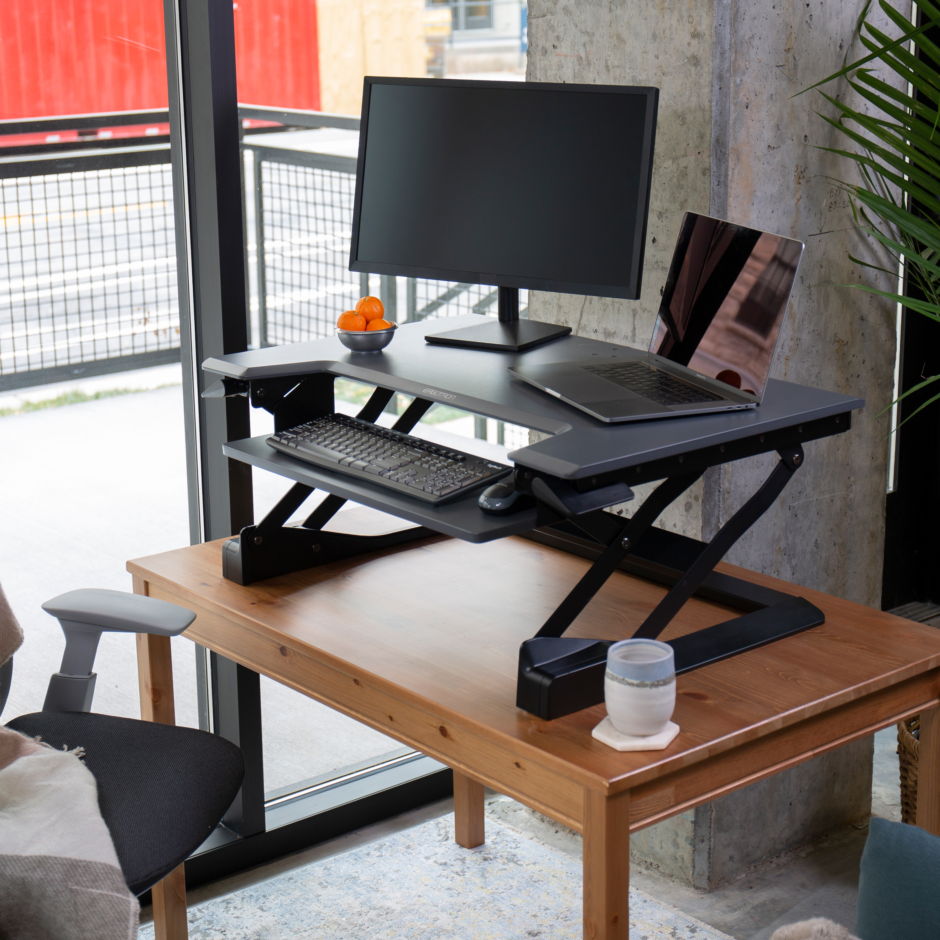 Sit-Stand Desk Converter | WorkFit-T Workstation | Ergotron