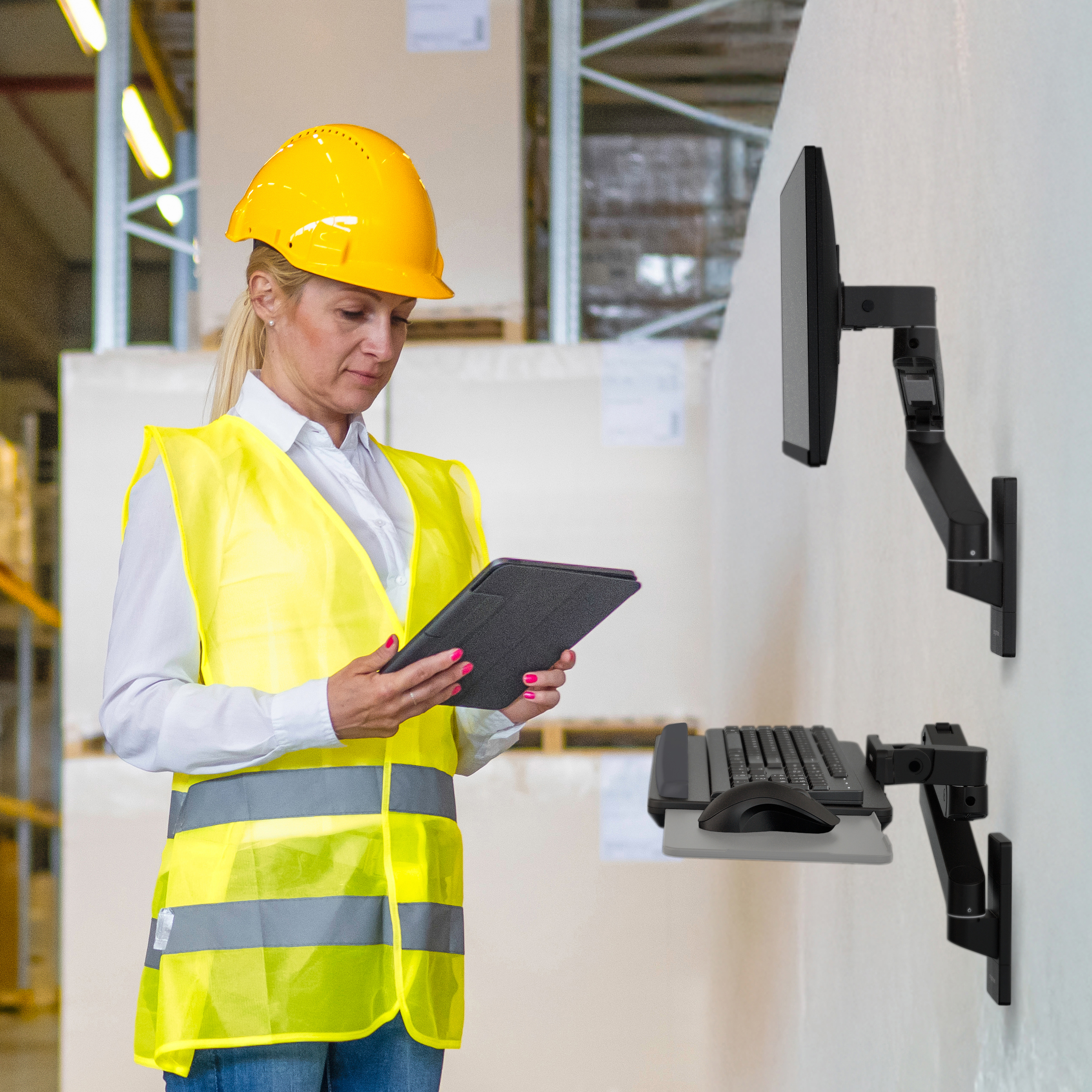 Adjustable Wall Mount Keyboard Arm | LX Pro | Ergotron