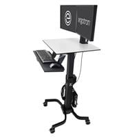 Sit-Stand Workstation | WorkFit-S Dual-Monitor Standing Desk