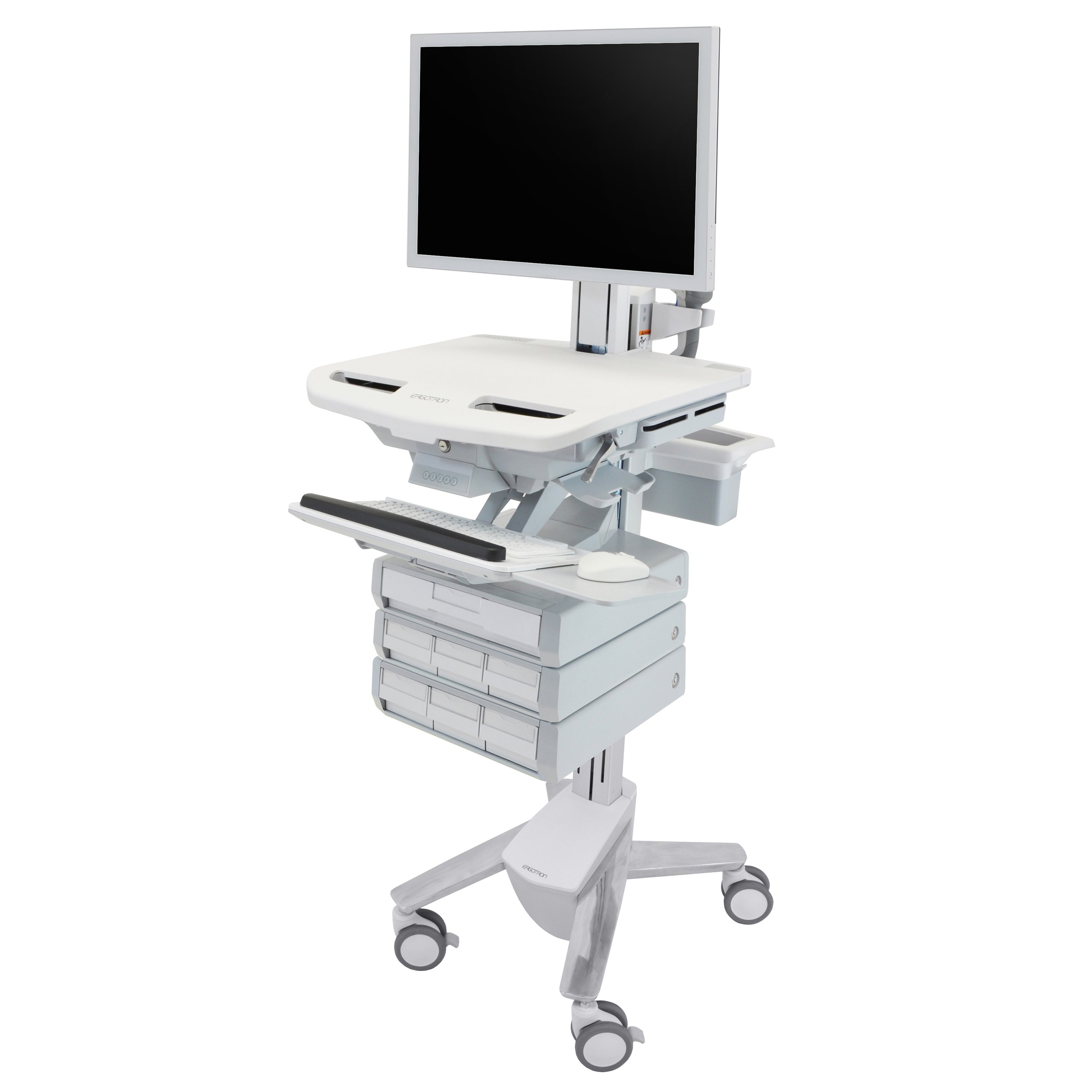 StyleView Medical Cart with Heavy-Duty Display Mount | Ergotron